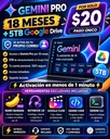 Gemini Pro (IA Studio + 5 Tb + Notebook + Flow)